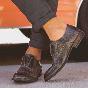 Bed Stu Thorn Graphito Dip Dye Casual Loafers Dress Shoes Distressed US 12